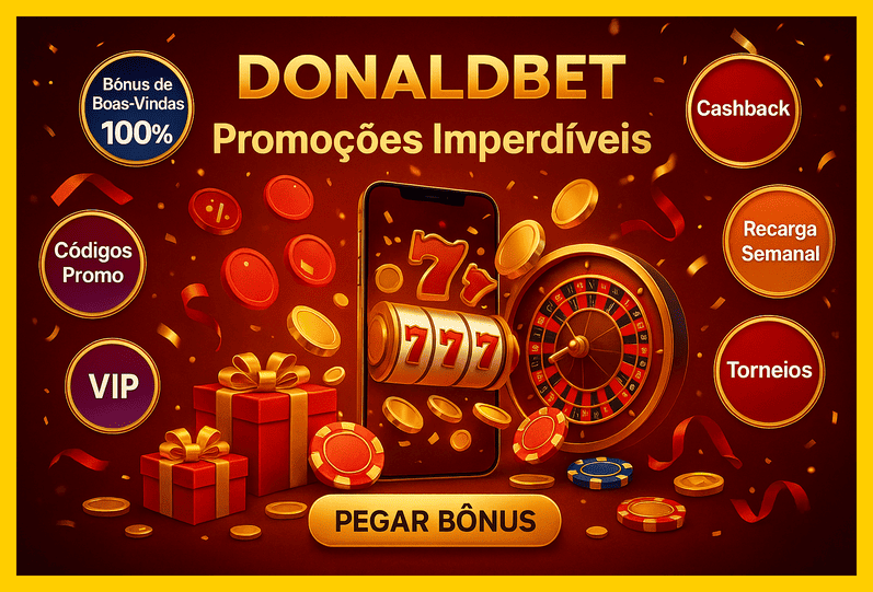 O bônus promocional DONALDBET é uma ótima maneira de começar sua aventura