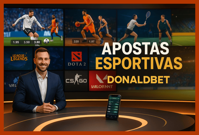 Apostas esportivas no cassino online DONALDBET